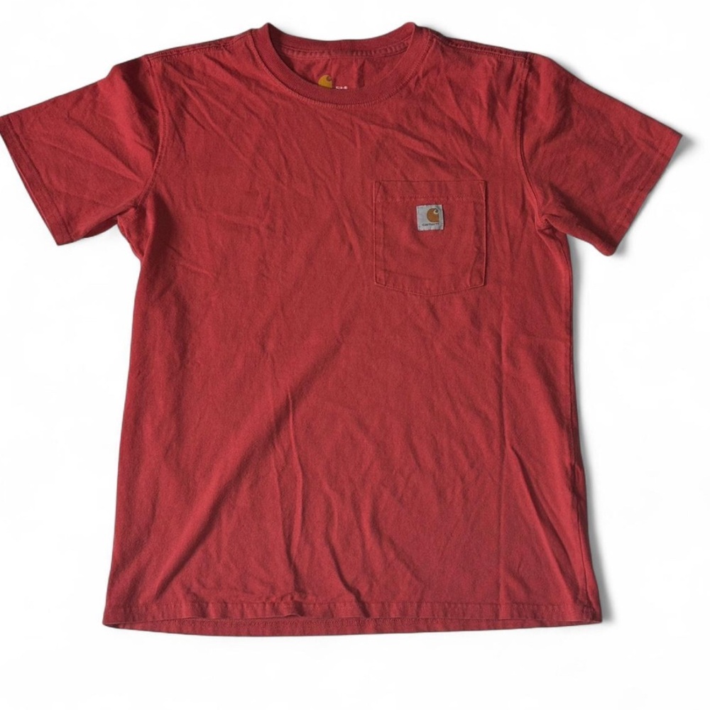 Carhartt red pocket tee